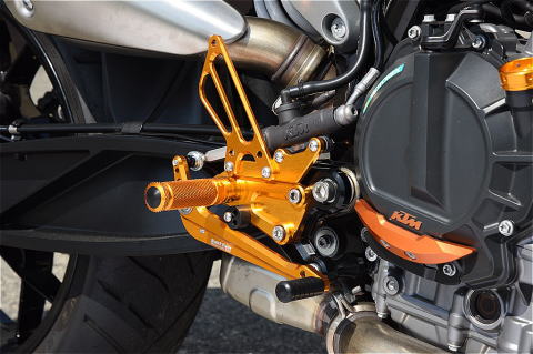 ktm 790，890duke ステップ左(シフト) 890 DUKE R 20-21 ⁄ 790 DUKE 19-20 AT2 Stainless Slip-On Exhaust, w⁄  Stainless Muffler